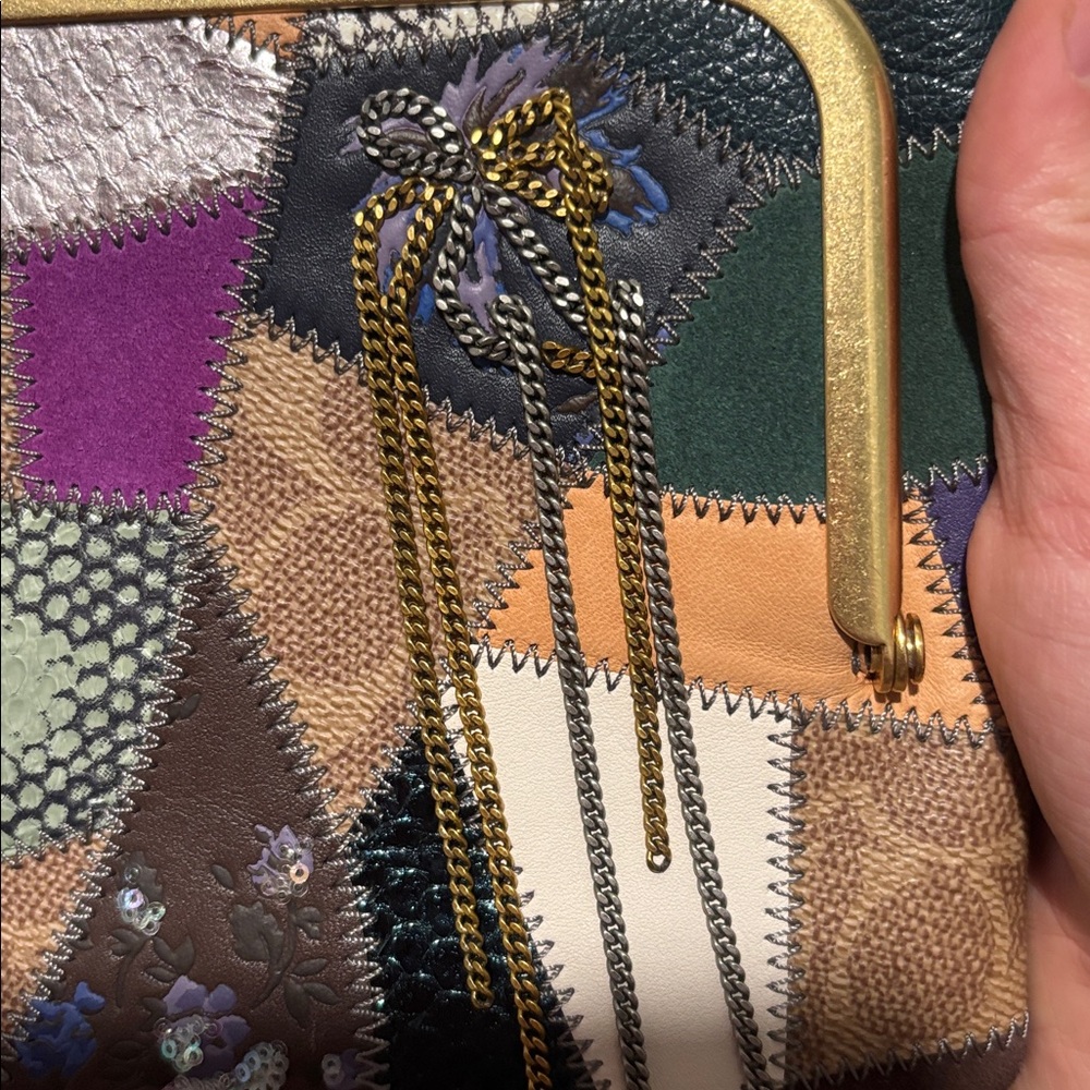 Coach Patchwork Leather Crossbody Bag in Multicolor - Picture 9 of 12